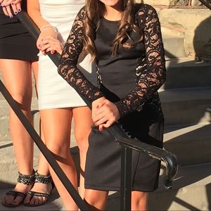 Black cocktail dress